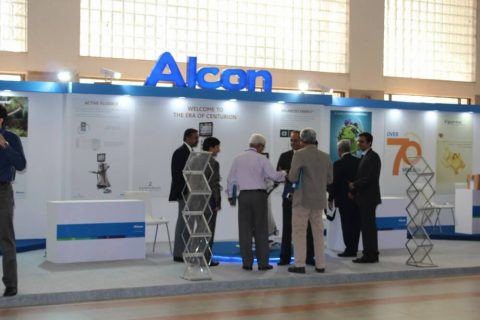 Alcon Booth Setup