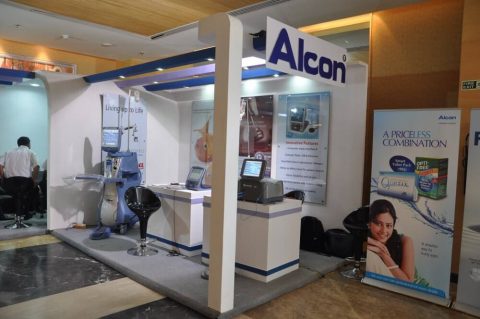 Alcon Booth setup 3