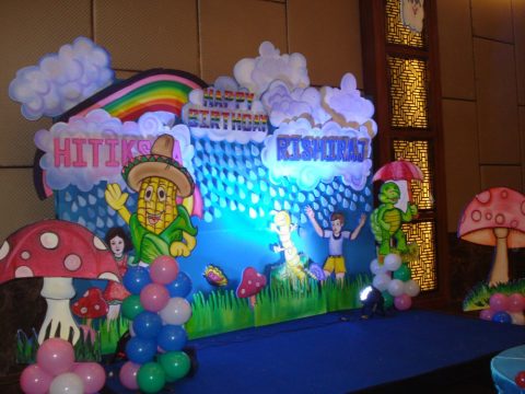 Monsoon Theme Birthday Party