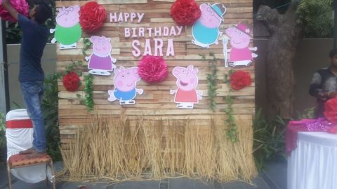 Peppa Pig Theme Birthday Party